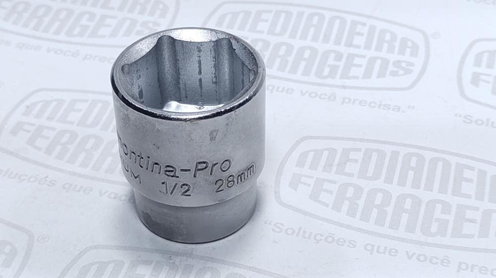 SOQUETE 1/2 X 28 MM  SEXT. TRAM. PRO