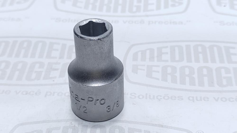 SOQUETE 1/2 X 3/8   SEXT.