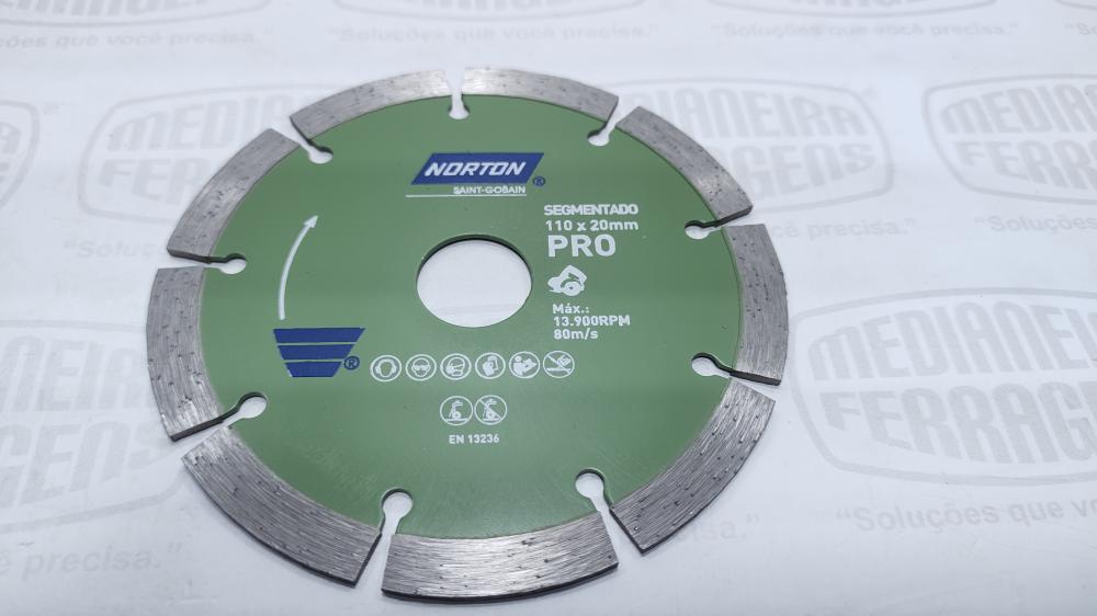 DISCO DIAM SEGM. 110X20MM NORTON