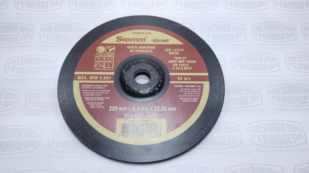 DISCO DESBASTE 9 X 7/8 STARRETT