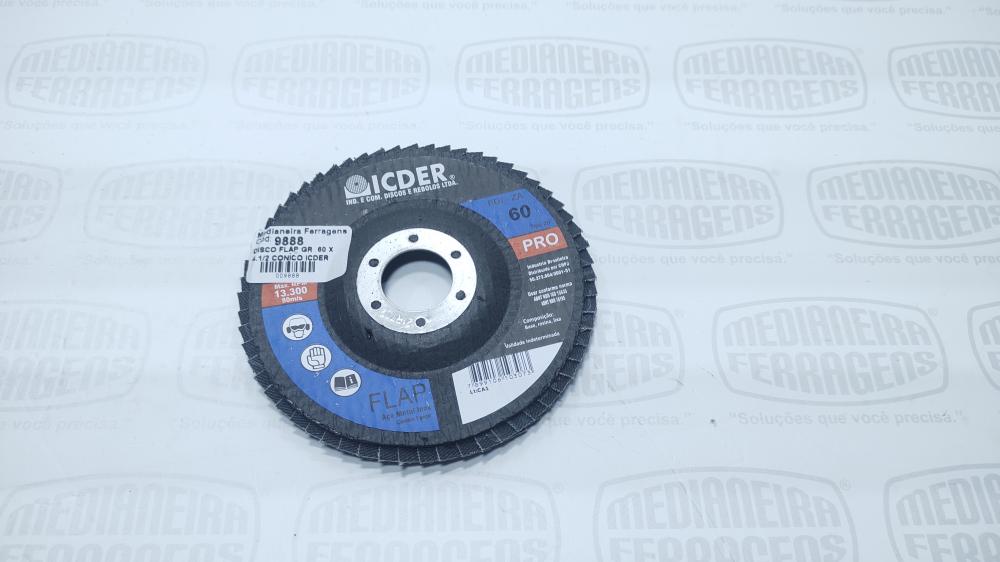 DISCO FLAP GR  60 X 4.1/2 CONICO ECOINOX HEAVY DUTY