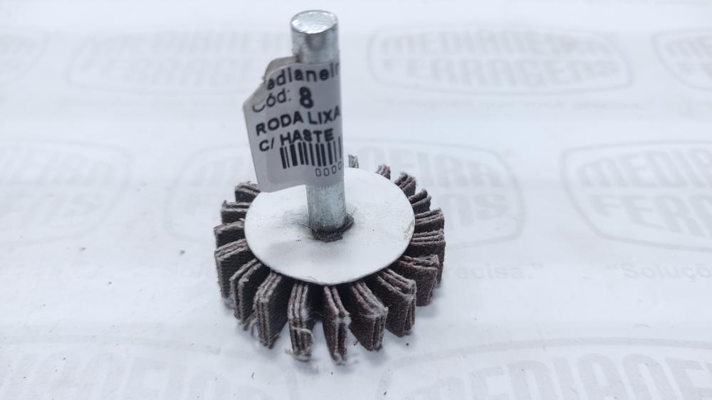 RODA LIXA GR  80 40X10 C/ HASTE