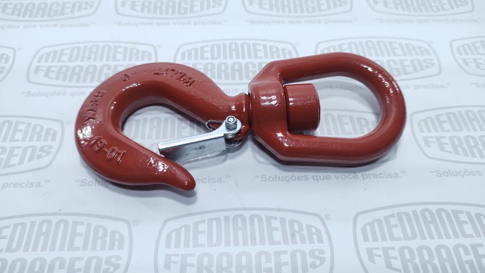 GANCHO  1,0 TON GIRAT. C/TRAVA