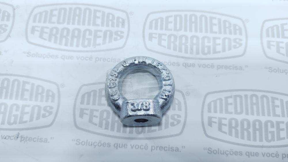 PORCA OLHAL SUSP. ROSCA UNC 3/8