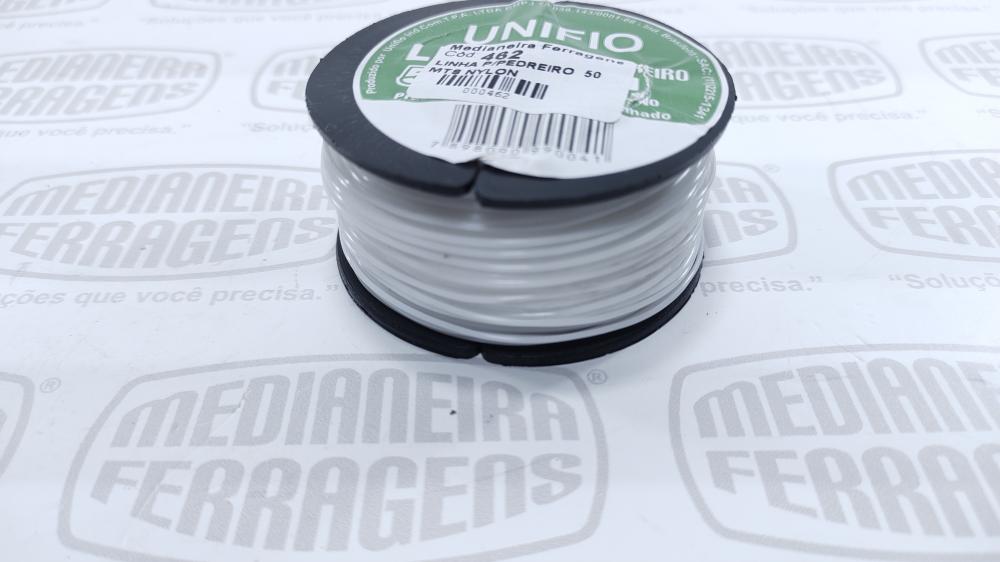 LINHA P/PEDREIRO  50 MTS NYLON