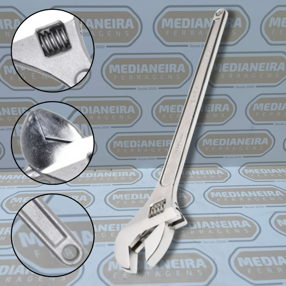 CHAVE AJUSTAVEL INGLESA 15" SATA